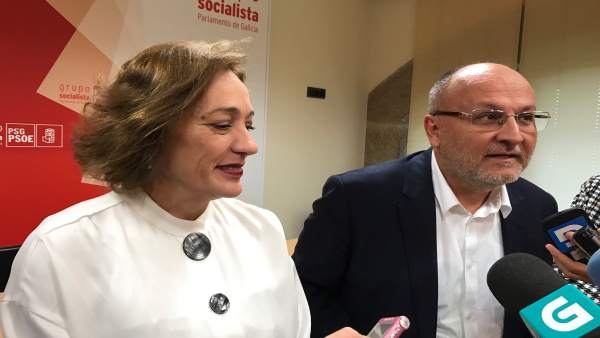 Abel Losada y Obdulia Taboadela, grupo de trabajo PSOE en demografía Abel Losada y Obdulia Taboadela, grupo de trabajo PSOE en demografía