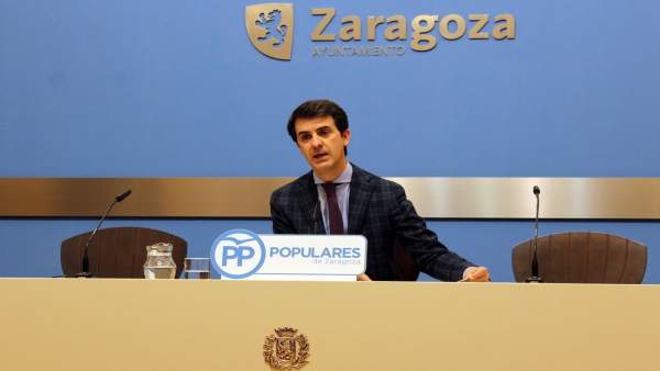 El portavoz adjunto del PP en Zaragoza, Pedro Navarro El portavoz adjunto del PP en Zaragoza, Pedro Navarro