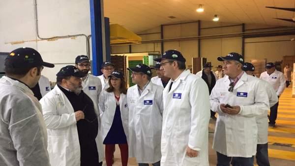 Visita Diego Conesa, Ana Belén Castejón y Hugo Morán Visita Diego Conesa, Ana Belén Castejón y Hugo Morán