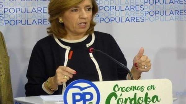 Botella en la sede del PP de Córdoba Botella en la sede del PP de Córdoba