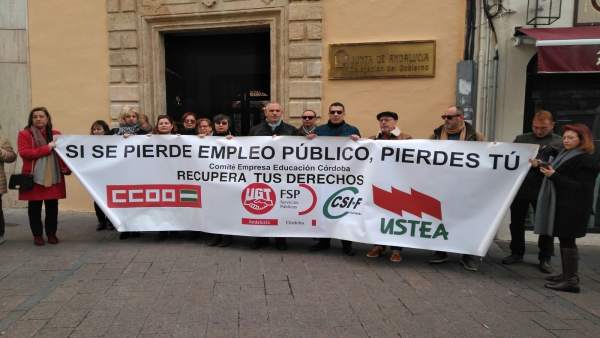 Concentración del comité de empresa de Educación Concentración del comité de empresa de Educación