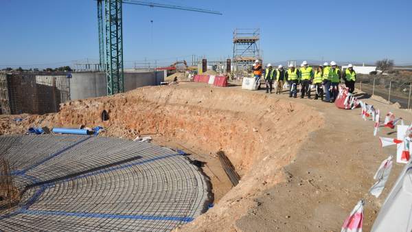 Obras de la depuradora de El Cautivo en Níjar Obras de la depuradora de El Cautivo en Níjar