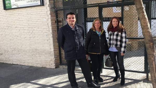 José María Bellido con representantes del PP José María Bellido con representantes del PP