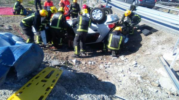 Accidente en la A-357 Málaga Accidente en la A-357 Málaga