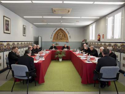 Los obispos en la reunión de la Conferencia Episcopal Tarraconense (CET)