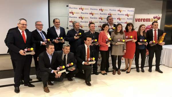 Lapuente recoge premio Verema 2017 Lapuente recoge premio Verema 2017
