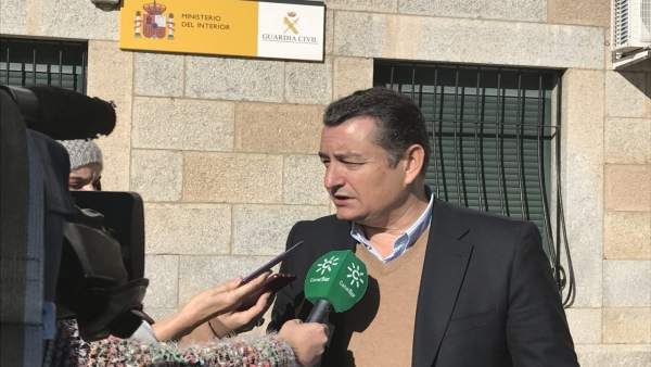 El delegado del Gobierno en Andalucía, Antonio Sanz El delegado del Gobierno en Andalucía, Antonio Sanz