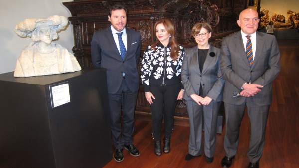 Puente, Silvia Clemente, María Bolaños y Jesús Julio Carnero, en San Gregorio Puente, Silvia Clemente, María Bolaños y Jesús Julio Carnero, en San Gregorio