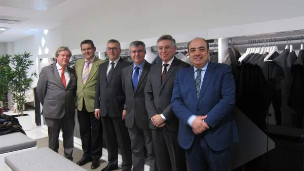 Autoridades en la inauguración de la Sala de Togas de la Ciudad de la Justicia Autoridades en la inauguración de la Sala de Togas de la Ciudad de la Justicia