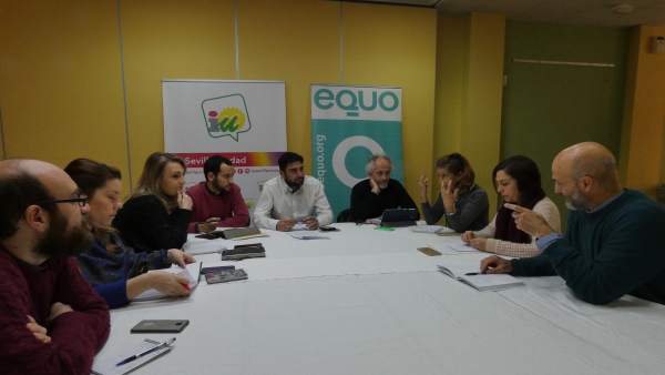 Reunión entre IU y Equo Reunión entre IU y Equo