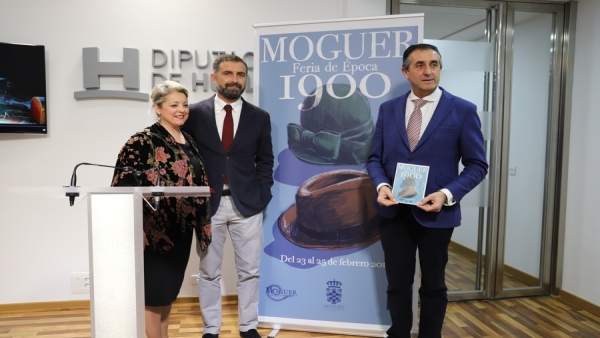 Presentan la feria 1900 de Moguer. Presentan la feria 1900 de Moguer.