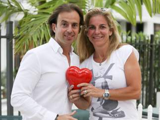Josep Santacana y Arantxa Sánchez Vicario