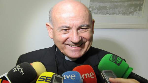 El arzobispo de Zaragoza, monseñor Vicente Jiménez El arzobispo de Zaragoza, monseñor Vicente Jiménez