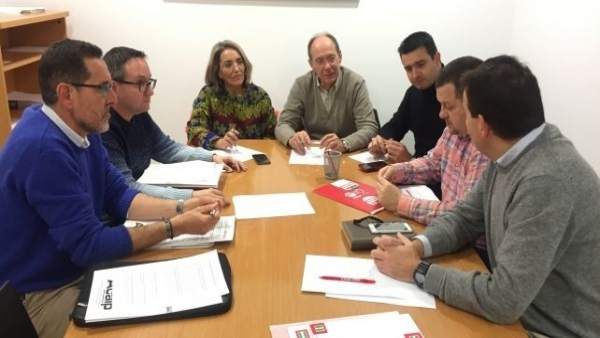 Reunión entre PSOE y Acaip Reunión entre PSOE y Acaip