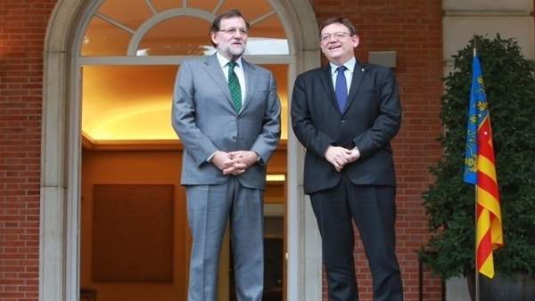 Reunión de Rajoy y Puig en noviembre de 2015 Reunión de Rajoy y Puig en noviembre de 2015