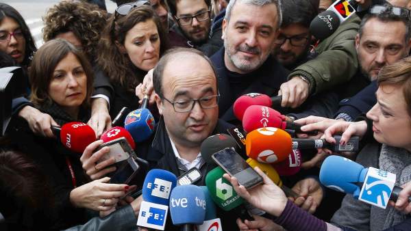 El primer secretario del PSC, Miquel Iceta, este sábado a su llegada al Comité Federal. El primer secretario del PSC, Miquel Iceta, este sábado a su llegada al Comité Federal.