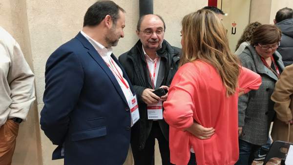 Javier Lambán en el Comité Federal del PSOE en Aranjuez (Madrid). Javier Lambán en el Comité Federal del PSOE en Aranjuez (Madrid).