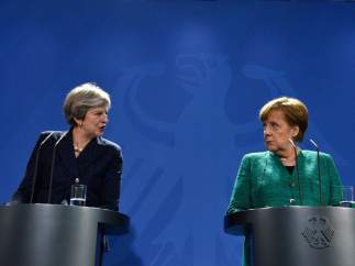 Theresa May y Angela Merkel