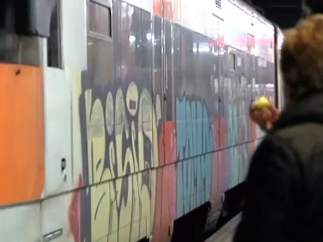 Cercanías de Cataluña gasta 25 millones de euros anuales en luchar contra los grafiteros