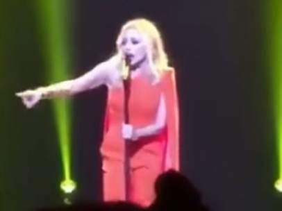 Marta Sánchez, en el Teatro de la Zarzuela