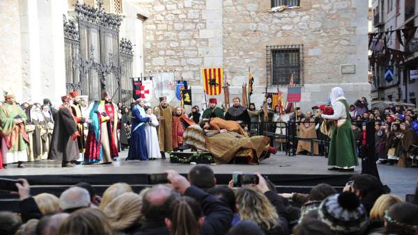 La recreación de la leyenda de los Amantes de Teruel finaliza este domingo. La recreación de la leyenda de los Amantes de Teruel finaliza este domingo.