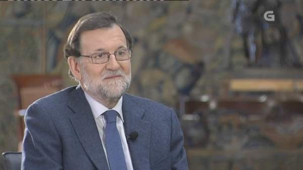 Rajoy en entrevista con la TVG Rajoy en entrevista con la TVG