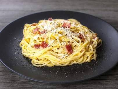 Espaguetis a la carbonara
