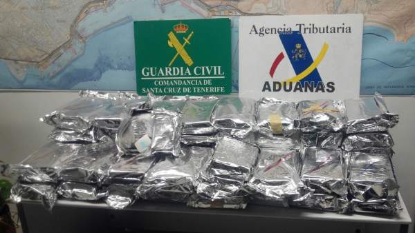 Droga incautada en la intervención Droga incautada en la intervención