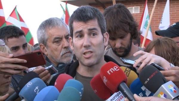 El portavoz de Sortu, Arkaitz Rodríguez El portavoz de Sortu, Arkaitz Rodríguez