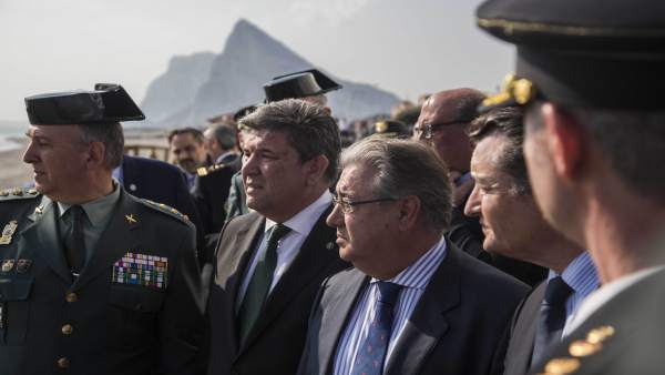 Zoido en visita a La Línea de la Concepción Zoido en visita a La Línea de la Concepción