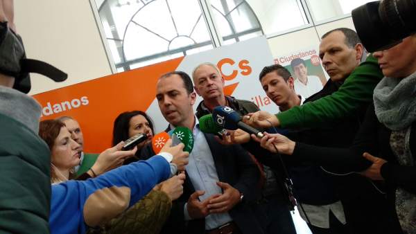 El protavoz de Cs en Sevilla, Javier Millán El protavoz de Cs en Sevilla, Javier Millán