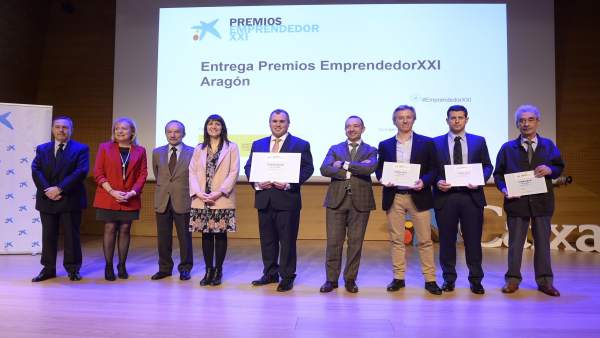 Entrega de los premios EmprendedorXXI Aragón. Entrega de los premios EmprendedorXXI Aragón.