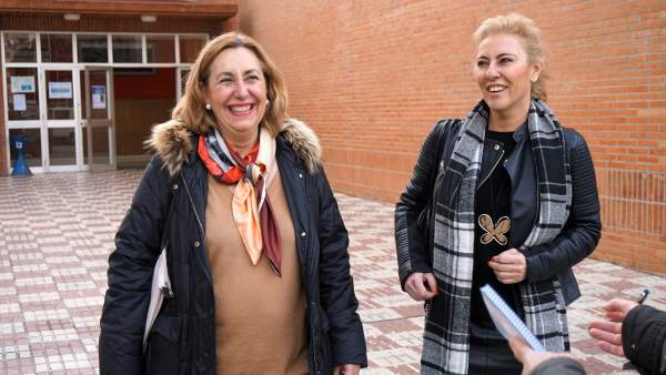 España y Valmaña. PP. En el Rectorado de la UMA. España y Valmaña. PP. En el Rectorado de la UMA.
