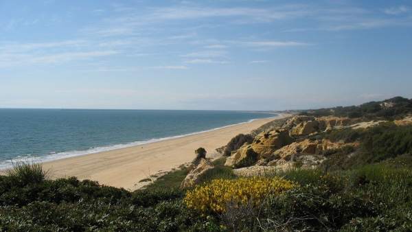 Imagen de una playa de Huelva. Imagen de una playa de Huelva.