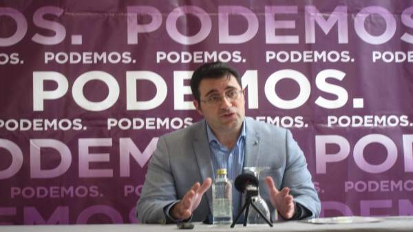 El secretario de Podemos Galicia, Juan Merlo El secretario de Podemos Galicia, Juan Merlo