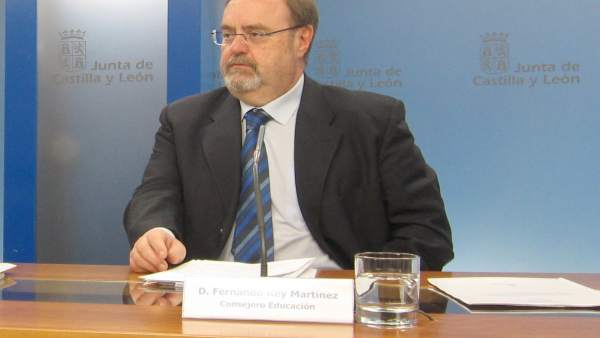 El consejero de Educación, Fernando Rey El consejero de Educación, Fernando Rey