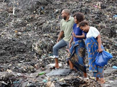 Alud de basura en Mozambique