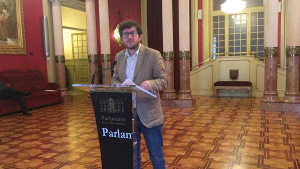 Alberto Jarabo en el Parlament Alberto Jarabo en el Parlament