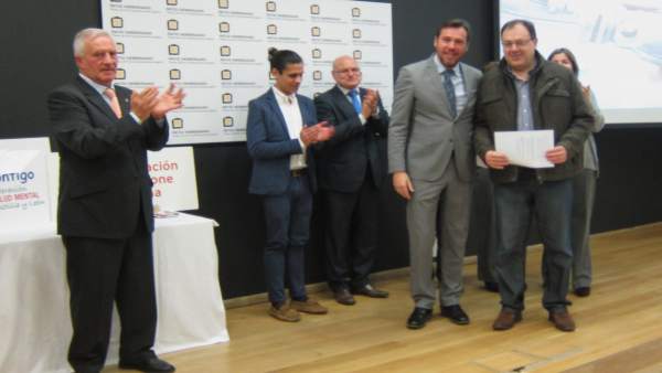 El alcalde de Valladolid, Óscar Puente, en el acto de entrega de diplomas El alcalde de Valladolid, Óscar Puente, en el acto de entrega de diplomas