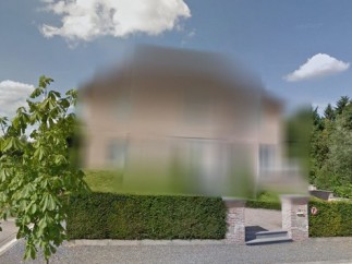 Vista de la mansión de Puigdemont en Google Maps.