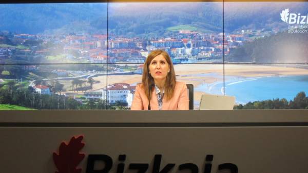 La portavoz de la Diputación de Bizkaia, Elena Unzueta La portavoz de la Diputación de Bizkaia, Elena Unzueta