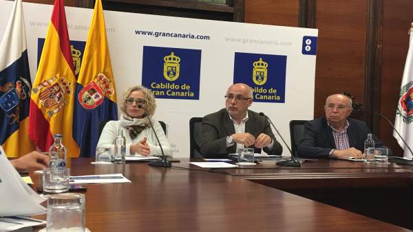 Rueda de prensa en el Cabildo de Gran Canaria Rueda de prensa en el Cabildo de Gran Canaria