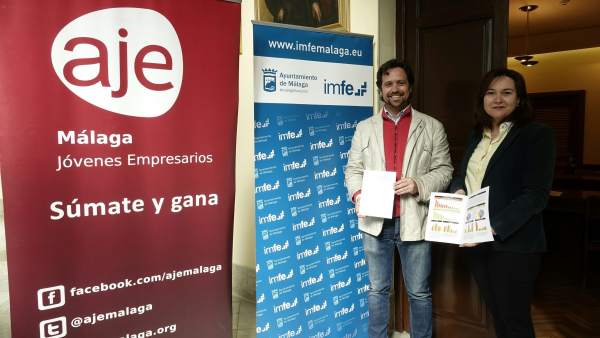 Presentación Termómetro del Emprendimiento Málaga capital de IMFE y AJE. Presentación Termómetro del Emprendimiento Málaga capital de IMFE y AJE.