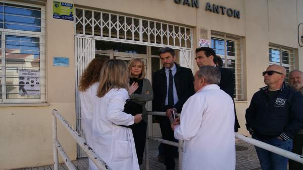 Visita PSOE a San Antón Visita PSOE a San Antón