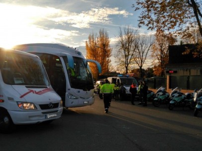 Control de vigilancia de los autobuses escolares