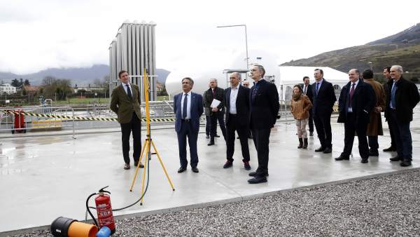 Inauguración de la planta de gas natural licuado en Arenas de Iguña Inauguración de la planta de gas natural licuado en Arenas de Iguña