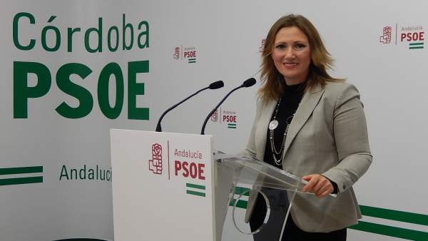 La parlamentaria andaluza del PSOE por Córdoba, Sonia Ruiz La parlamentaria andaluza del PSOE por Córdoba, Sonia Ruiz
