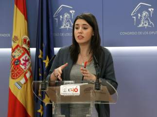Irene Montero, portavoz de Unidos Podemos en el Congreso de los Diputados.