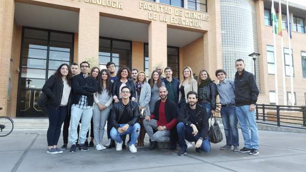 Acto del PSOE en universidad de Málaga Acto del PSOE en universidad de Málaga