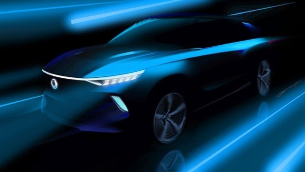 Boceto del prototipo e-SIV de SsangYong Boceto del prototipo e-SIV de SsangYong